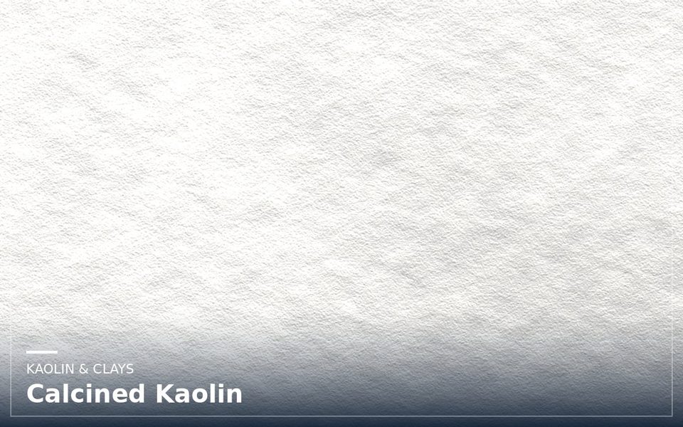 Calcined Kaolin
