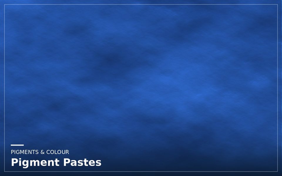 Pigment Pastes