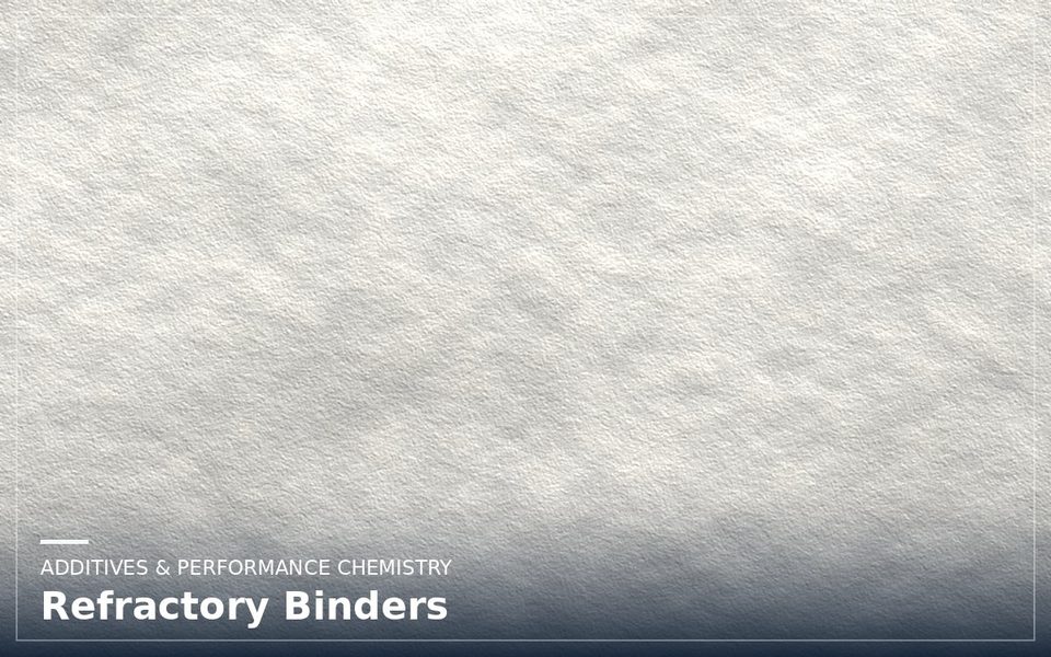 Refractory Binders