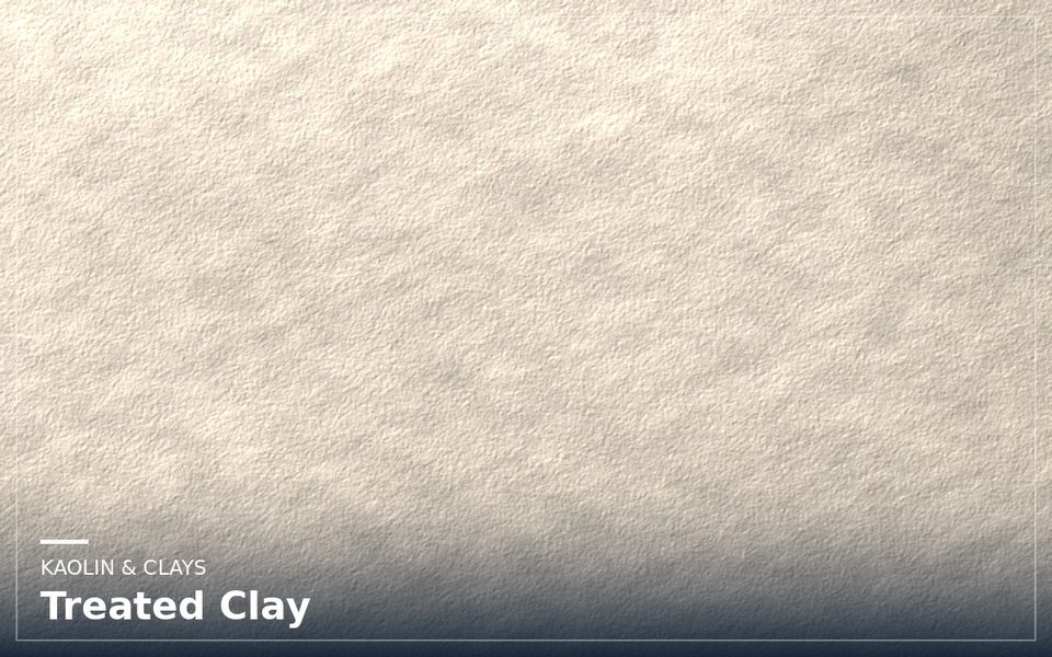 Treated Clay